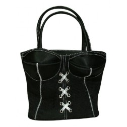 Accessori moda, Borsa Corsetto Nera