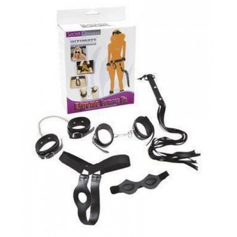 Bondage Set , Kit per Bondage in ecopelle, Secret Obsession