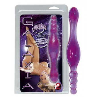 Dildo Plug Anale in jelly, Galaxia Lavender 20 cm