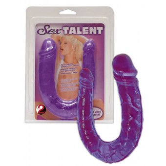 Dildo doppio Morbido 29 cm in jelly