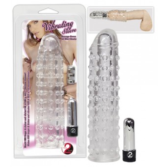 Prolunga Fallica in silicone, Estensione del pene Vibrante, Vibro Penis Sleeve