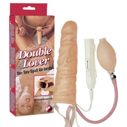 Strap on vibrante, Fallo indossabile, Penis Sleeve Double Lover