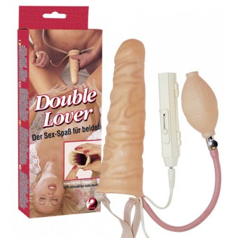 Strap on vibrante, Fallo indossabile, Penis Sleeve Double Lover