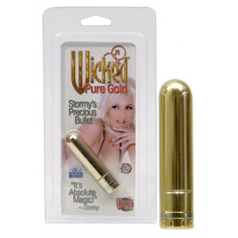 Vibratore Classico Dorato Elegante, Vicked Gold Vibro