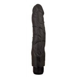 Vibratore Maxi Nero in Silicone 24cm, All or Nothing