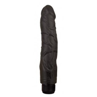 Vibratore Maxi Nero in Silicone 24cm, All or Nothing