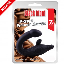 Vibratore per uomo, Stimolatore prostata e Perineo, Black Mont P-Spot