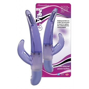 Vibratore punto g e clitoride, G-Vibe - Light Purple