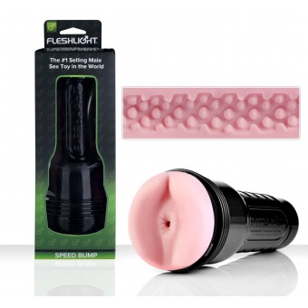 Masturbatore Fleshlight Pink Butt Speed Bump Ano realistico in SuperSkin